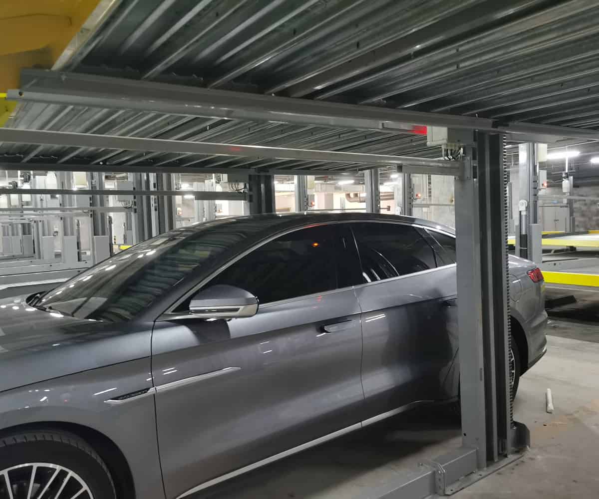 理塘兩柱簡易升降機(jī)械車庫二手