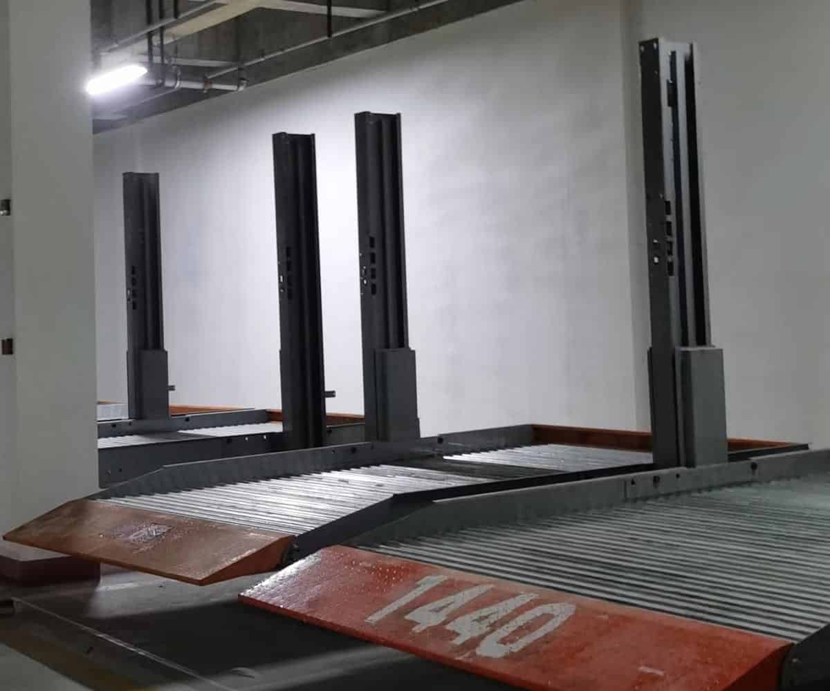 中江二層PSH型機(jī)械式立體停車設(shè)備過(guò)驗(yàn)收