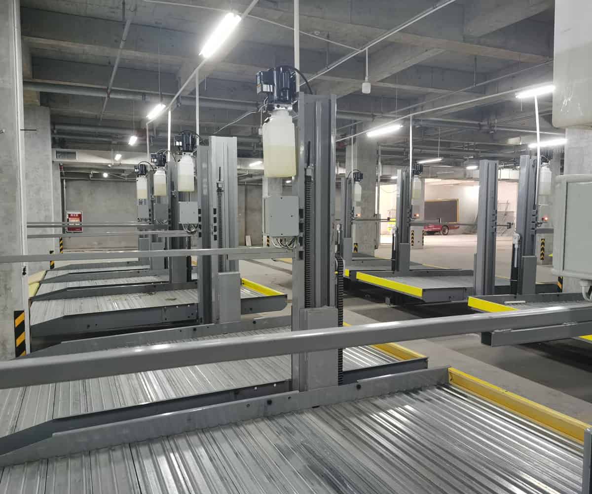 渝北地下室升降式停車庫回收