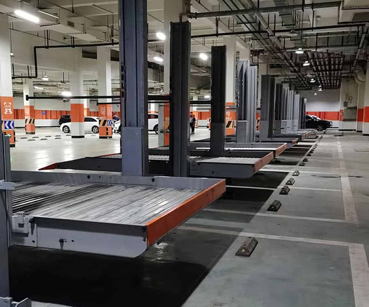 四川兩層機械車庫拆除