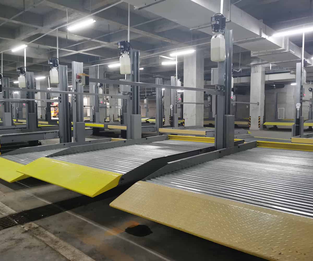 青白江家用簡易升降類立體停車位回收