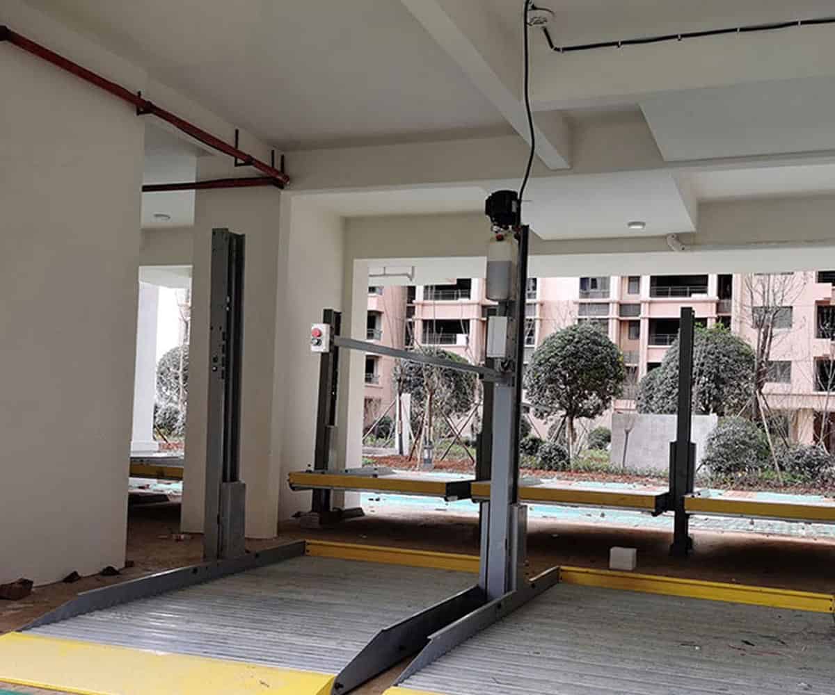 地下室簡易類機(jī)械立體車庫過規(guī)劃