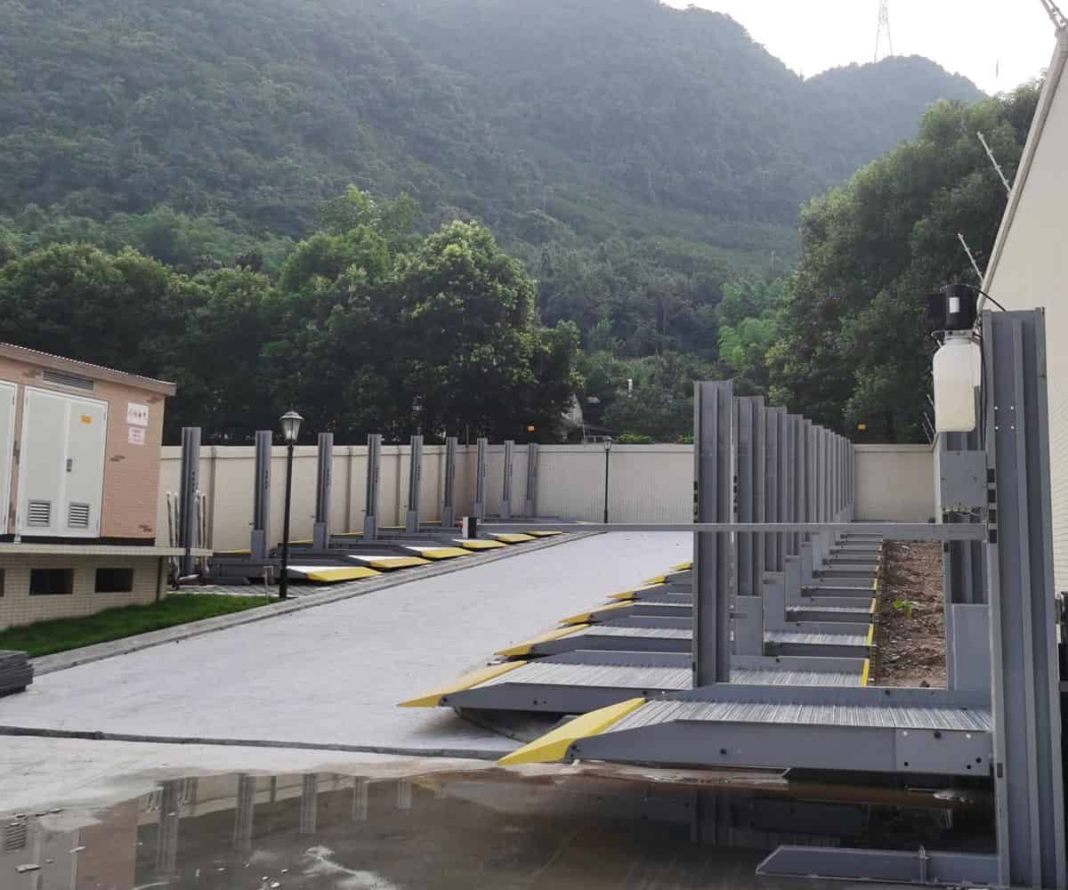 理塘雙層升降橫移機(jī)械停車改造