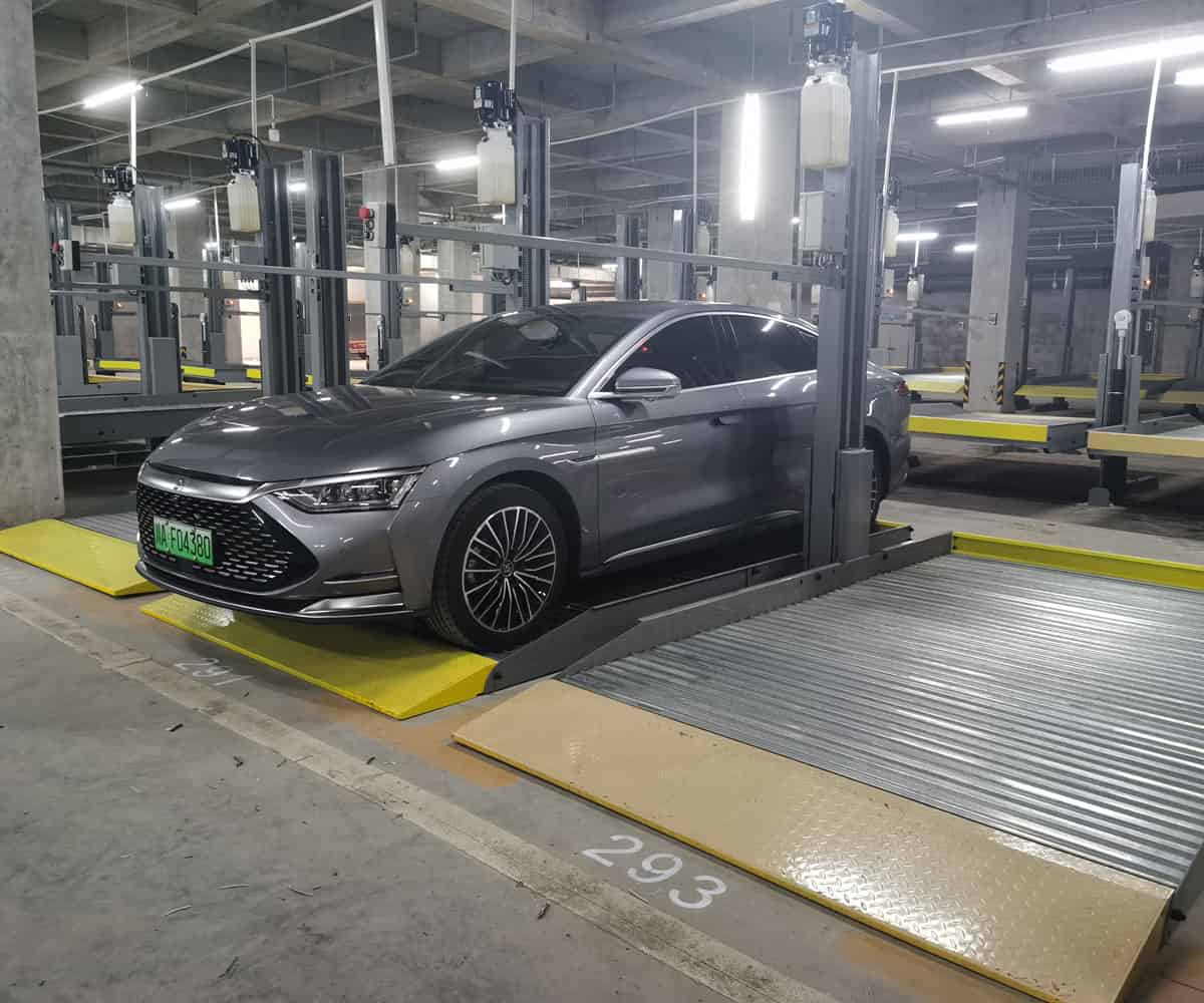 永川二層升降平移立體停車庫短租