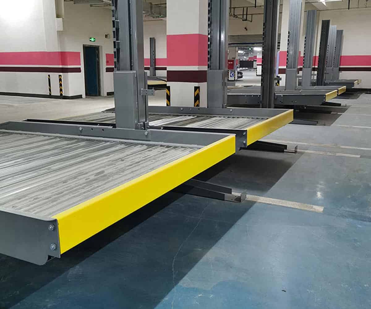 東興雙柱簡易升降類機(jī)械式停車庫安裝