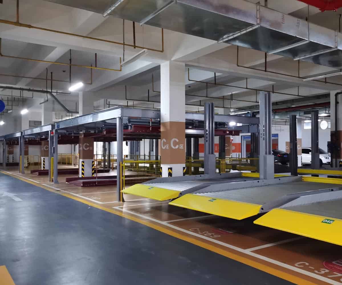 地下室雙層升降式機(jī)械立體停車設(shè)備