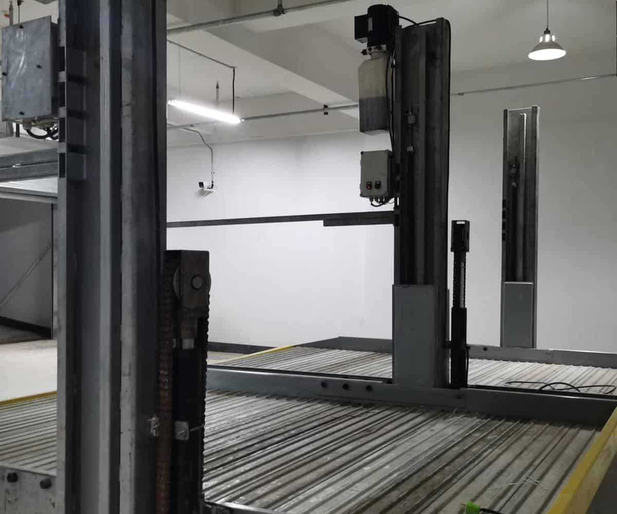 雙流立體車庫的智能稱重裝置