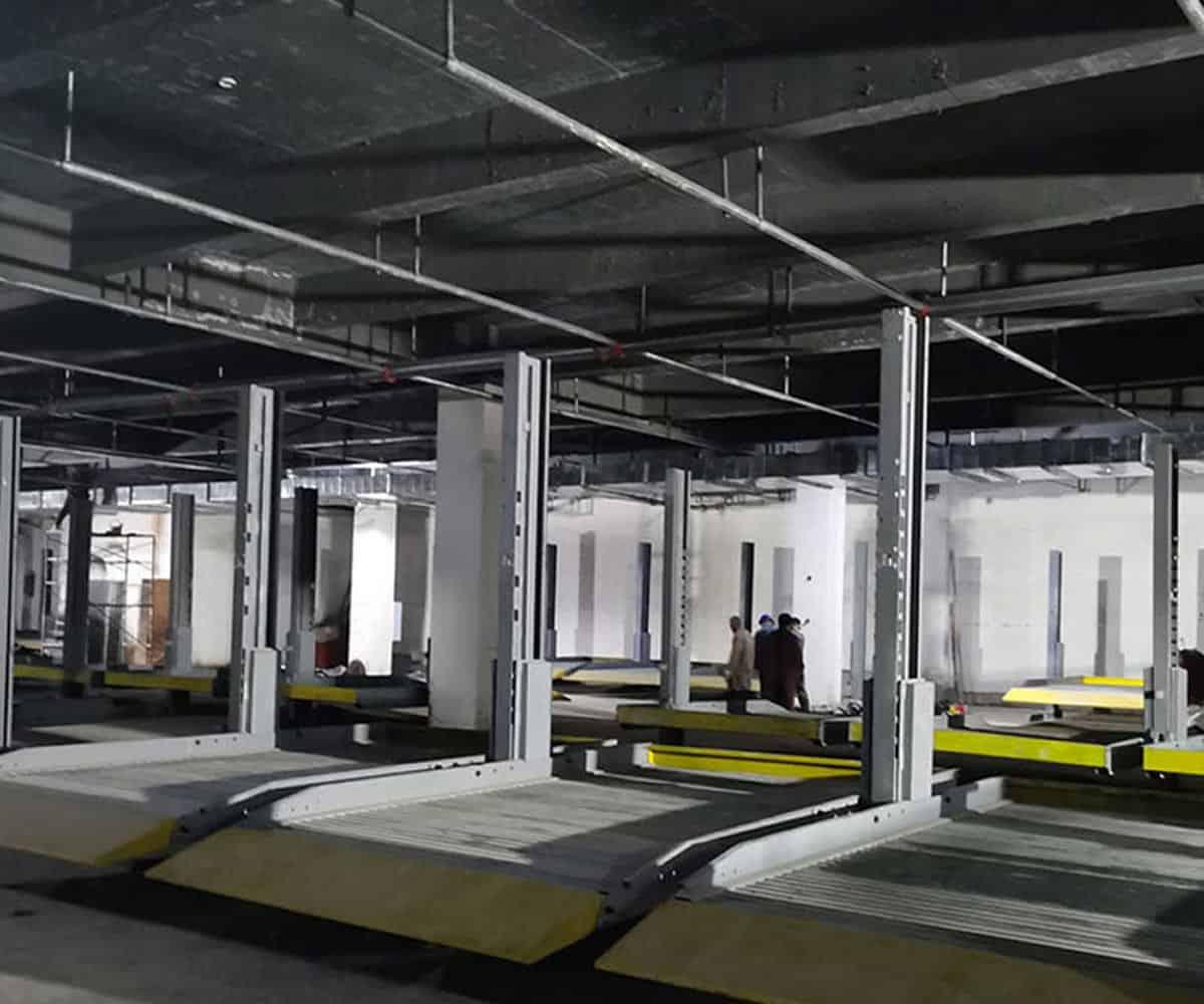 順慶PSH四層升降橫移類停車設(shè)備（負(fù)二正二地坑式）技術(shù)參數(shù)